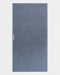 Terry Towel in River Stripes
