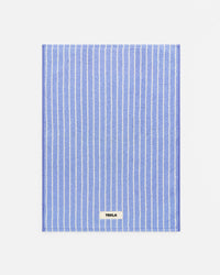 Bathmat in Clear Blue Stripes