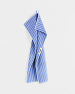 Terry Towel in Clear Blue Stripes