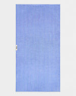 Terry Towel in Clear Blue Stripes