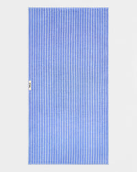 Terry Towel in Clear Blue Stripes