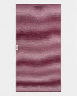 Terry Towel in Red and Rose Stripes