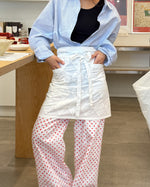 Logo Apron-Skirt in White