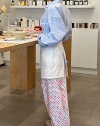 Logo Apron-Skirt in White