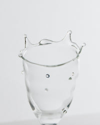 Close up of clear glass