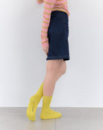 Basic Mood Socks in Lemon Green