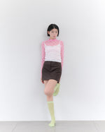 Loose Fit Knee Socks in Green
