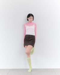 Loose Fit Knee Socks in Green