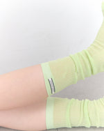 Loose Fit Knee Socks in Green