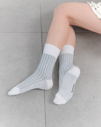 Secret Socks in White