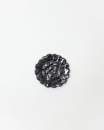 Mosaic Round Plate in Warm Black