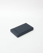 Black rectangular box on a white background