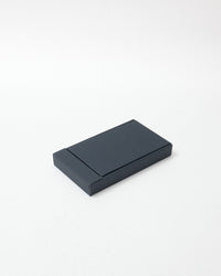 Black rectangular box on a white background