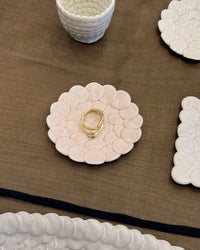 Mosaic Round Plate in Pink