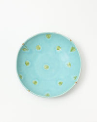 Everyday Bowl in Matte Blue Dot