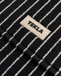 Bathmat in Black Stripes