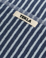 Terry Towel in River Stripes